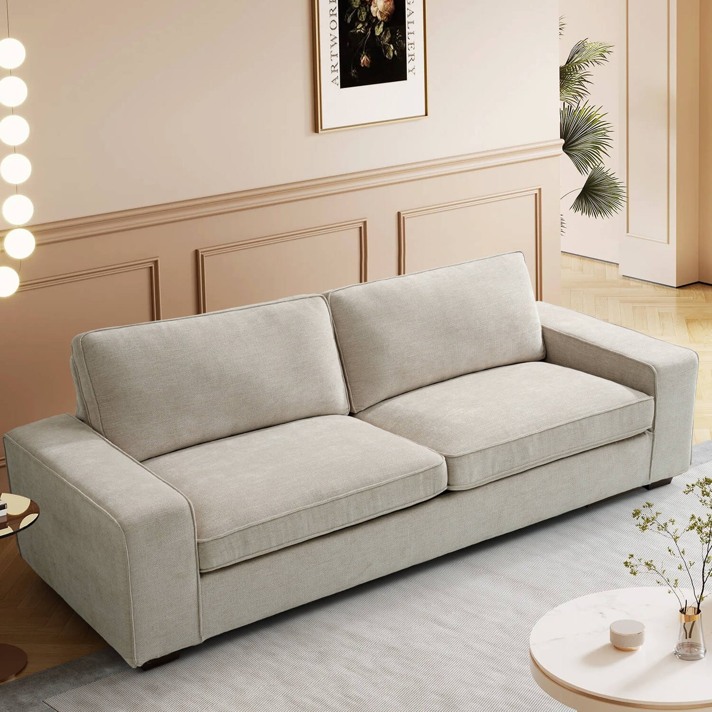 Modern Sofas Couches for Living Room Beige