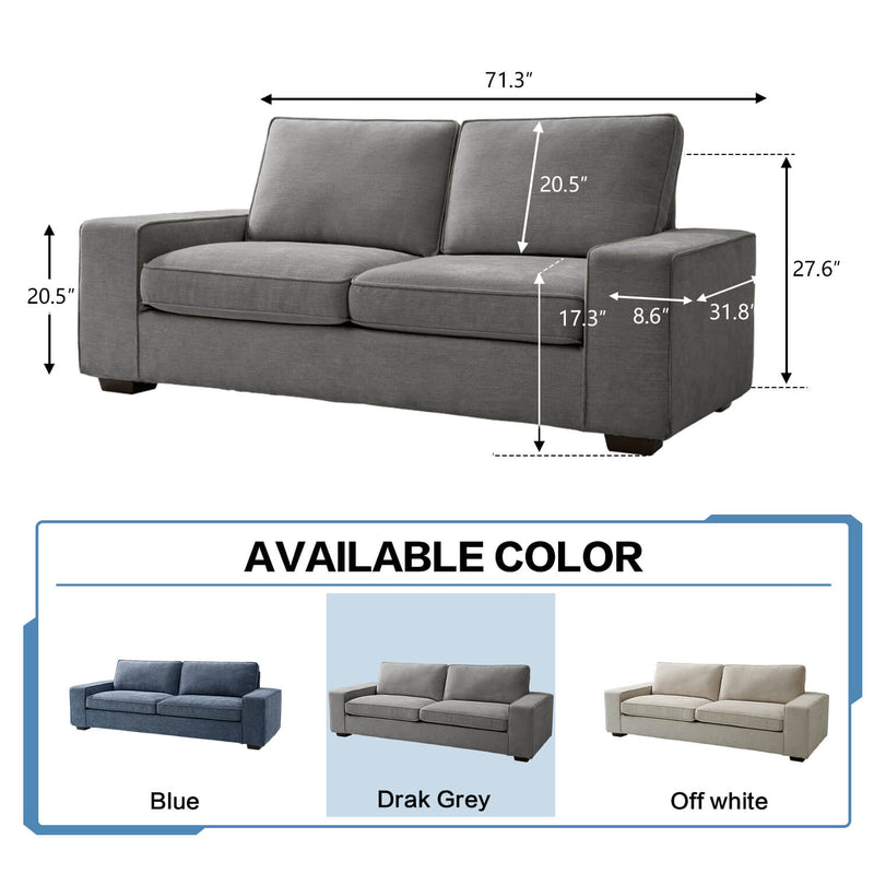 Modern Sofas Couches for Living Room Grey