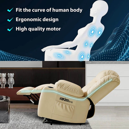 This electric recliner fits the body's curves when reclining, and the ergonomic design makes it perfect for everyday use.